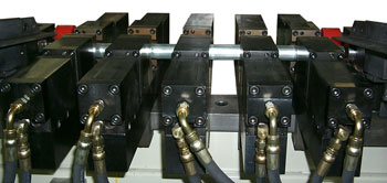 Model 5c Punch Units Mounted in a Transfer Machine
