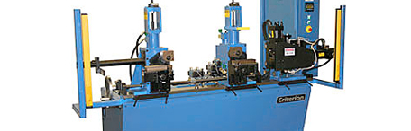 Twin Head Bender with Tube End Former and 2-Bend Part with Swaged End